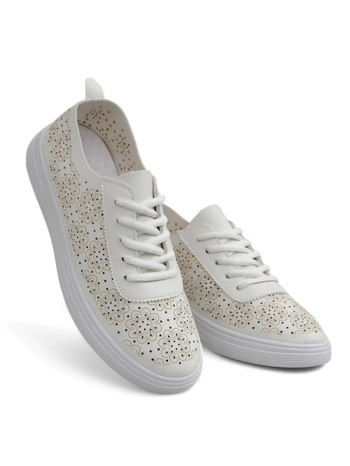 Royalfashion Жіночі спортивні туфлі на шнурівці з принтом Fennie