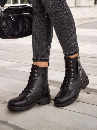 Royalfashion Damen Schnürstiefel Selocii