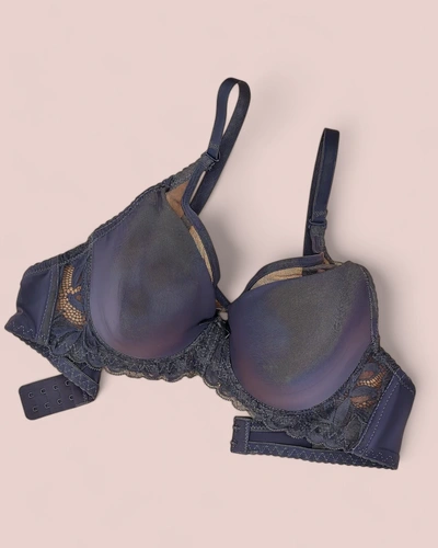 Royalfashion Damen gepolsterter BH mit Mesh