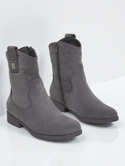 Damen Stiefeletten aus Öko-Wildleder Kelmoria