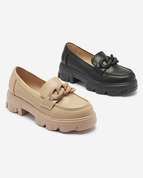 Жіночі мокасини світло-коричневого кольору Aromg- Footwear