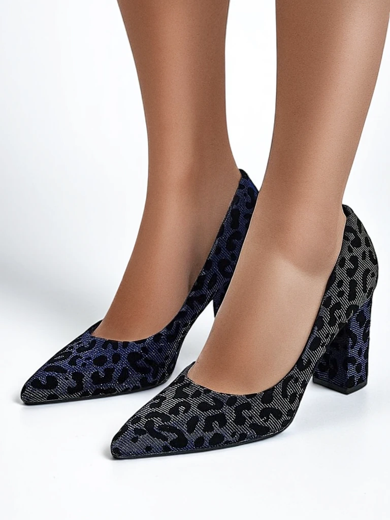 Royalfashion Damen Pumps mit Leopardenmuster Leoart