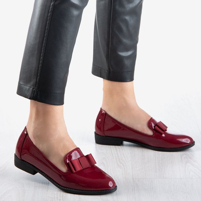 Red Holli lackierte Slipper für Frauen - Schuhe 1
