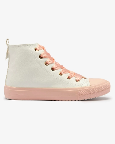 Weiß-Rosa Damen Sportschuhe Macako- Footwear