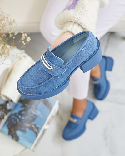 Royalfashion Чорні жіночі мокасини з екозамші Syslavsa