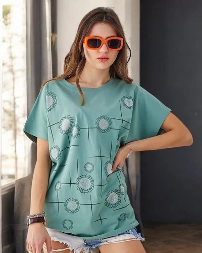 Royalfashion Жіноча футболка з бавовни з принтом