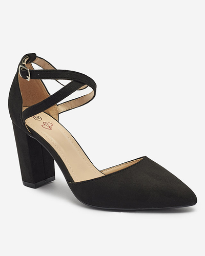 Чорні жіночі туфлі-човники на стійці Amagy- Footwear