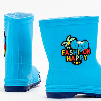 Ukali blaue Regenstiefel für Kinder - Schuhe