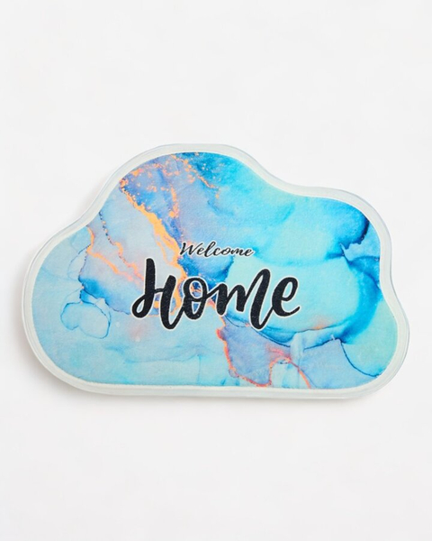 Royalfashion Blauer Fußabtreter 40x60