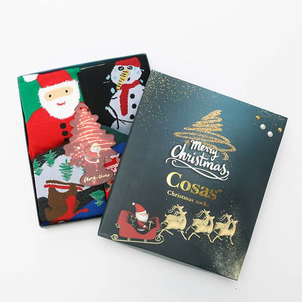 Weihnachtssocken im 4er Karton / Packung - Unterwäsche