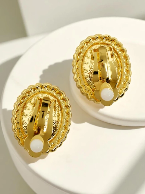 Royalfashion Жіночі кліпси з кристалом і кубічним цирконієм