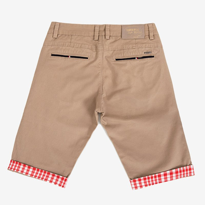 Beige Herren Shorts - Kleidung