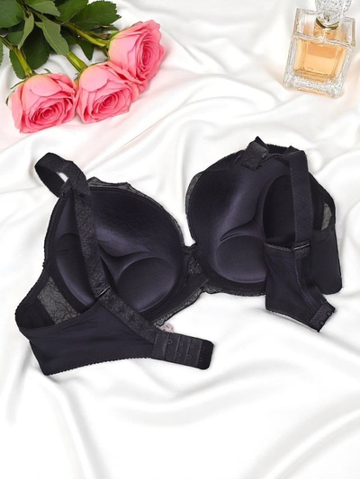 Royalfashion Damen Push-up-BH mit Spitze Coco Lift
