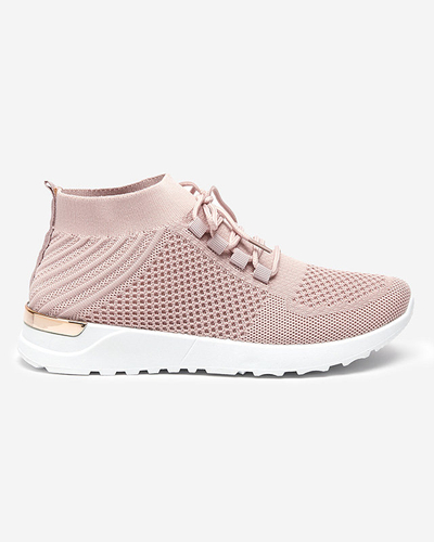 Sportschuhe aus rosa Bamggy-Stoff für Damen - Schuhe