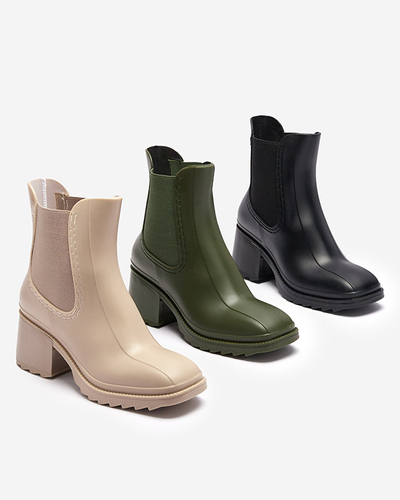 Dunkelgrüne Damenstiefel Caldala- Footwear