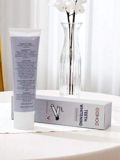 Zahncreme zur Fleckenentfernung und Aufhellung