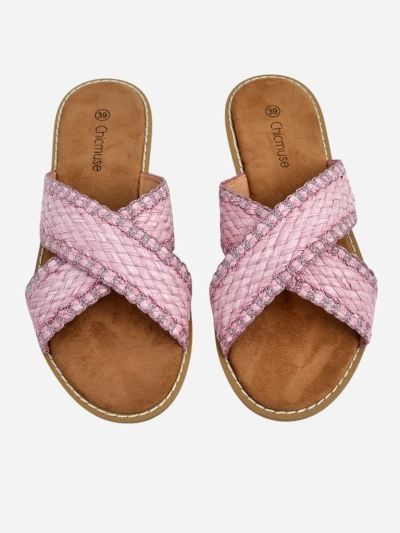 Royalfashion Damen Sandalen mit geflochtenen Riemen Bornes