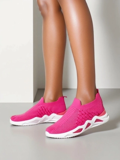 Royalfashion Slip-On Damen-Sneaker mit Strass Elavises