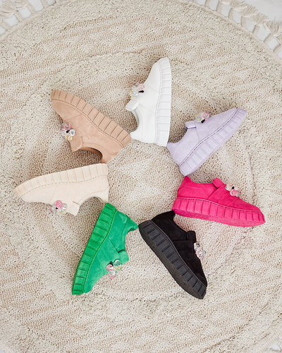 Royalfashion Sportliche Halbschuhe mit farbigen Steinen Resinello