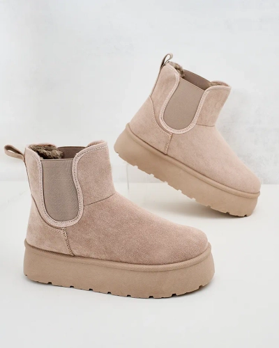 Royalfashion Damen Nomas kurze Stiefel a'la Schneestiefel