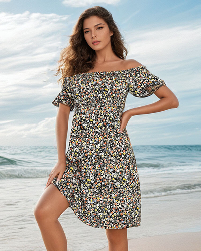 Royalfashion Damen Minikleid a'la hiszpanka