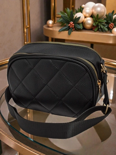 Gesteppte kleine Damenhandtasche aus Öko-Leder Connere