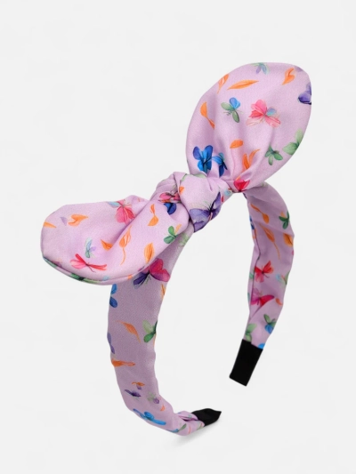 Royalfashion Kinderhaarband mit Schleife und Print