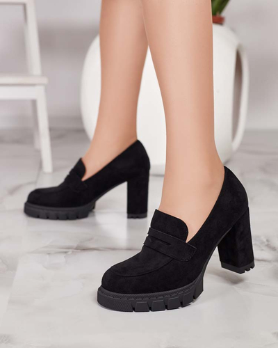 Royalfashion Damen hohe Stöckelschuhe Sluppe