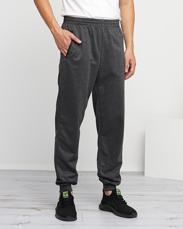Klassische dunkelgraue Jogginghose für Herren - Kleidung