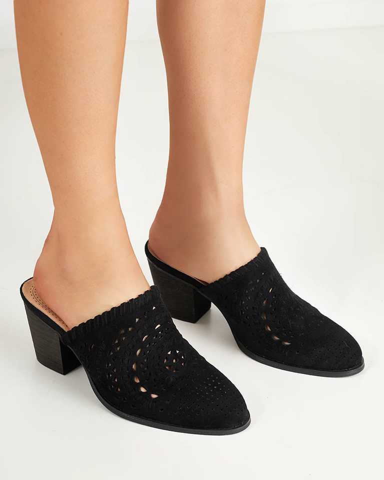 Schwarze Aqarion-Schuhe mit hohen Absätzen für Damen - Footwear