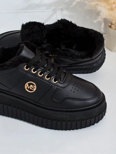 Royalfashion Warme Damen-Sneakers mit Fell Rozit