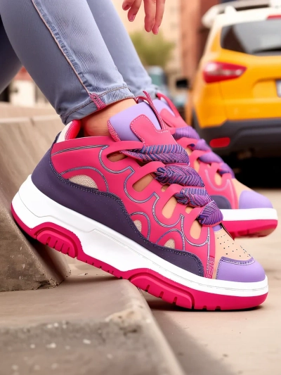 Royalfashion Frauen sportliche Sneaker Afomie