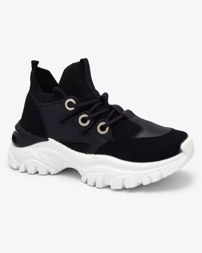 Sportliche Damen-Sneakers in Schwarz Hasola- Footwear