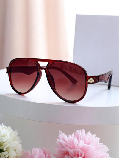 Royalfashion Sonnenbrille mit dekorativen Bügeln Shadow Aviator