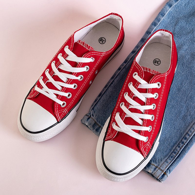 OUTLET Rote Gabrela Damensneaker - Schuhe