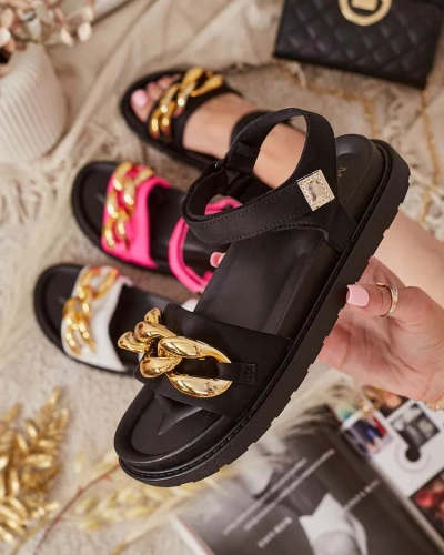 Royalfashion Damen Orette Ketten-Sandalen