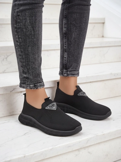 Royalfashion Damen Stoff Slipper Sportschuhe Serra
