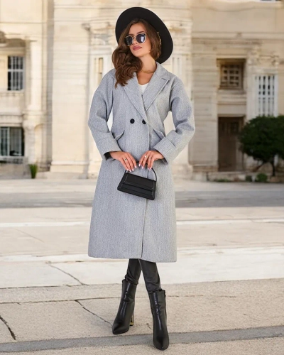 Royalfashion Langer Damenmantel