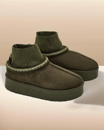 Royalfashion Kurze Schneestiefel für Damen Narorzi