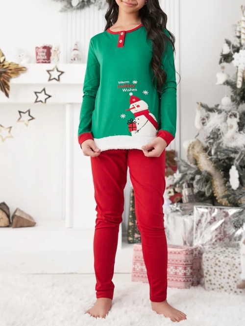 Royalfashion різдвяні дитячі піжами з принтом