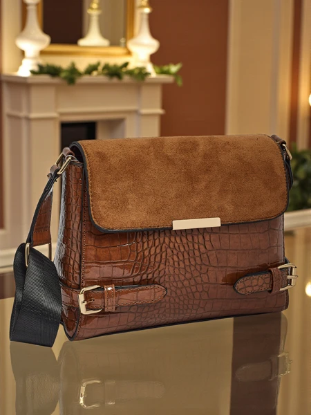 Kleine Damenhandtasche aus Öko-Leder Terilla