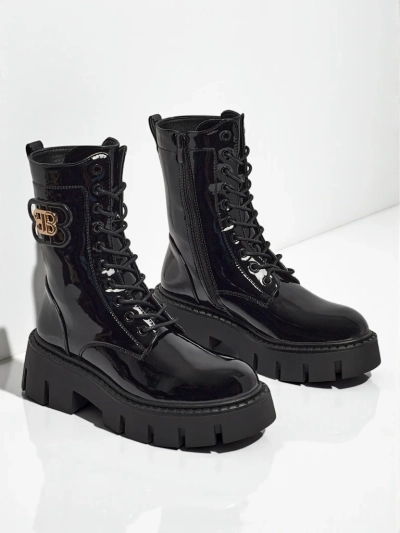 Royalfashion Damen Worker Boots Milloze