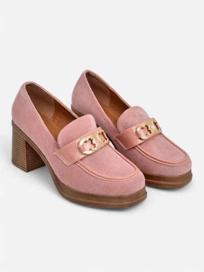 Royalfashion Жіночі мокасини на блоці Qeroy
