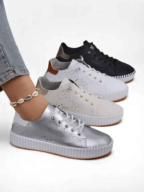 Royalfashion Жіночі снікерси ажурні Luna Lace