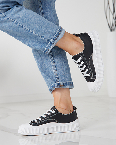 OUTLET Schwarze Sportschuhe für Damen, Sneaker Kerisso - Schuhe