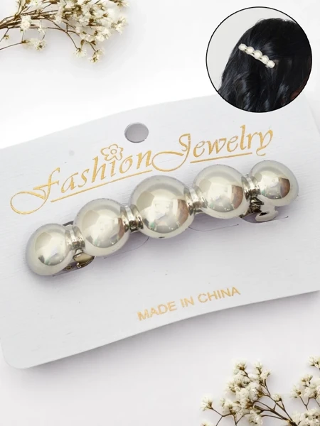 Royalfashion Haarklammer mit Perlen-Claw