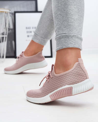 Rosa Sportschuhe für Damen aus Stoff Vobbu- Footwear