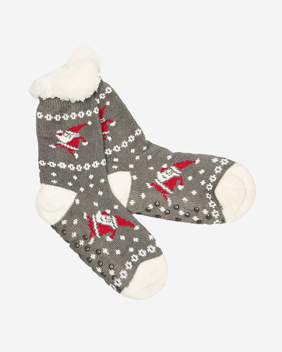 Royalfashion Damen Wintersocken mit Weihnachtsmuster