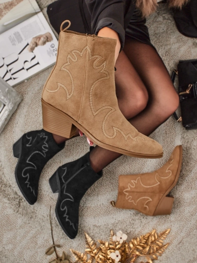 Velvet Ash Damen Cowboystiefel – mit Absatz