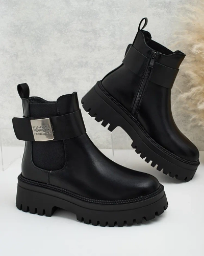Royalfashion Women's eko leather Dobi boots